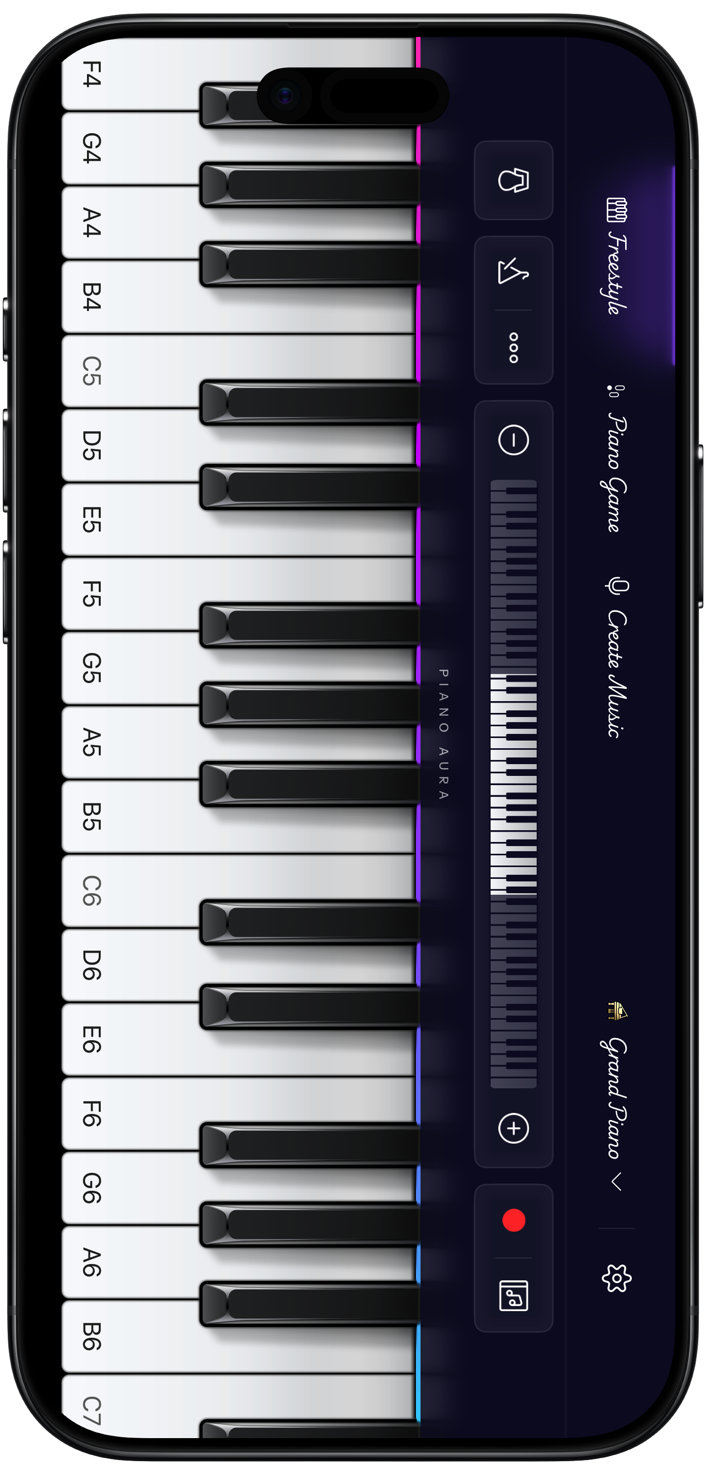 App Store number one piano app portrait screenshot